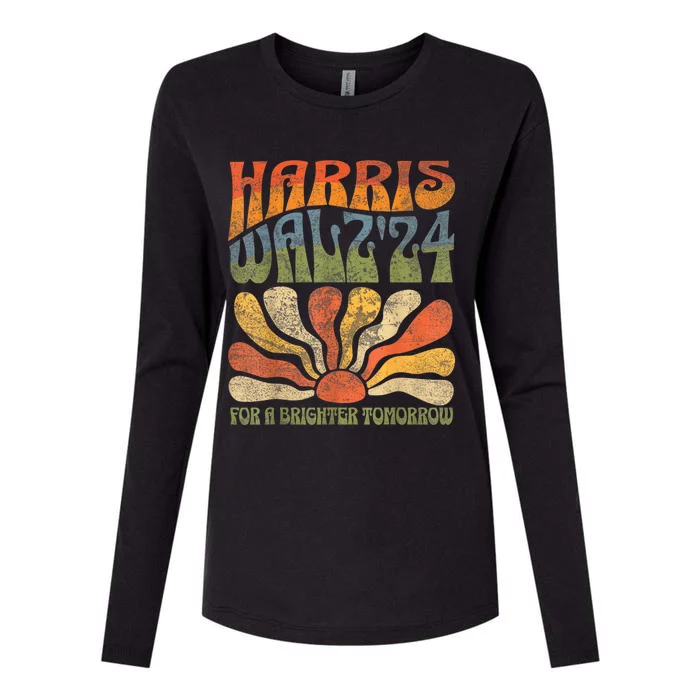 Harris Waltz For A Brighter Tomorrow Kamala Harris Waltz Womens Cotton Relaxed Long Sleeve T-Shirt