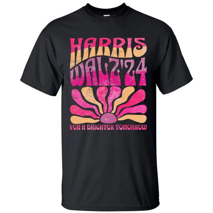 Harris Waltz For A Brighter Tomorrow Kamala Harris Waltz Tall T-Shirt