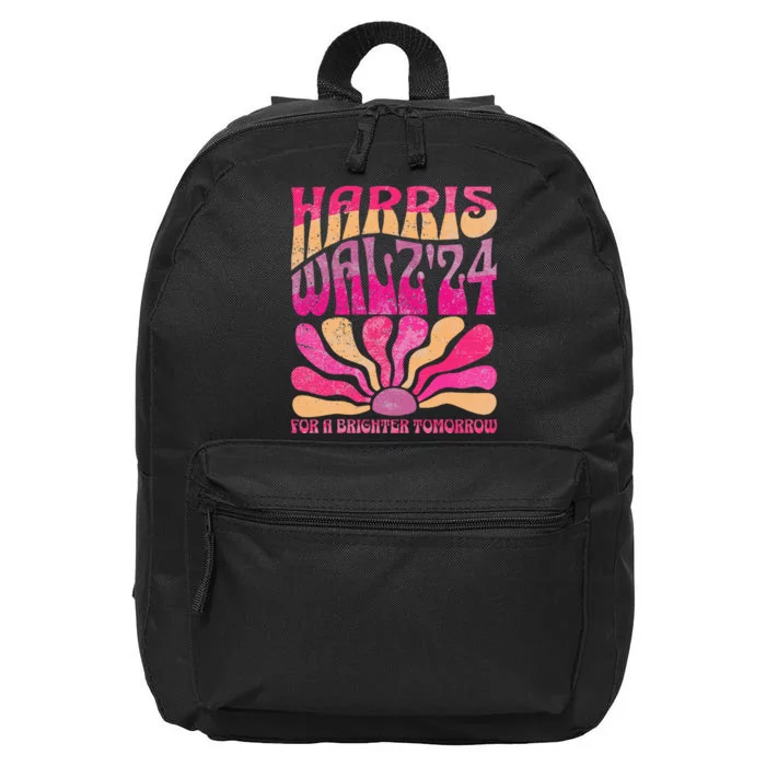 Harris Waltz For A Brighter Tomorrow Kamala Harris Waltz 16 in Basic Backpack