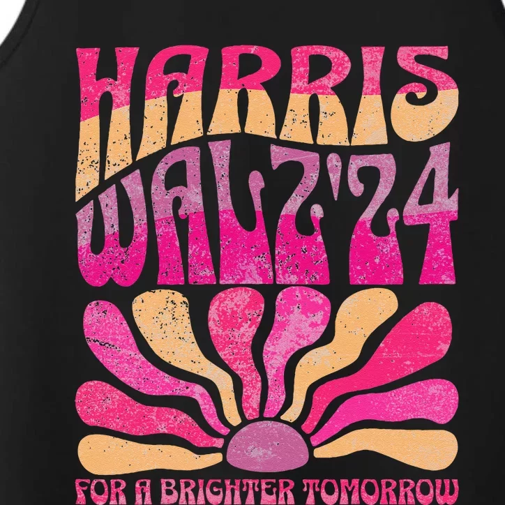 Harris Waltz For A Brighter Tomorrow Kamala Harris Waltz Performance Tank