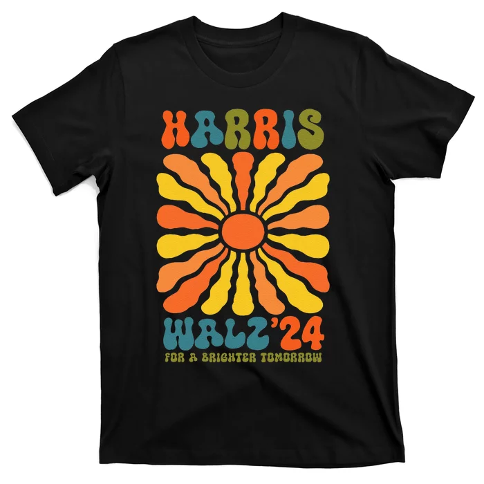 Harris Walz For A Brighter Tomorrow Kamala Harris Tim Walz T-Shirt