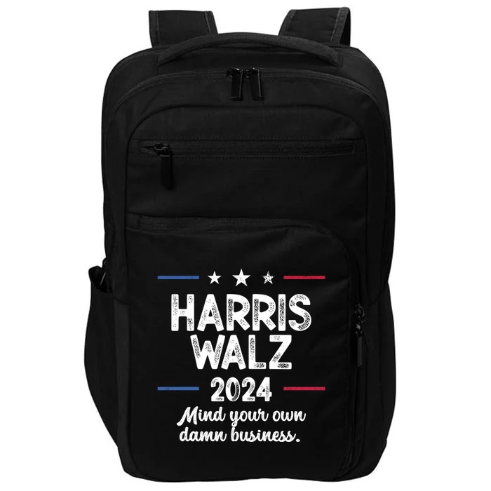 Harris Walz Fan: Respect Privacy And Support Leaders Gift Impact Tech Backpack