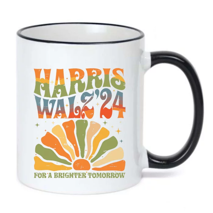 Harris Waltz For A Brighter Tomorrow Kamala Harris Waltz Black Color Changing Mug