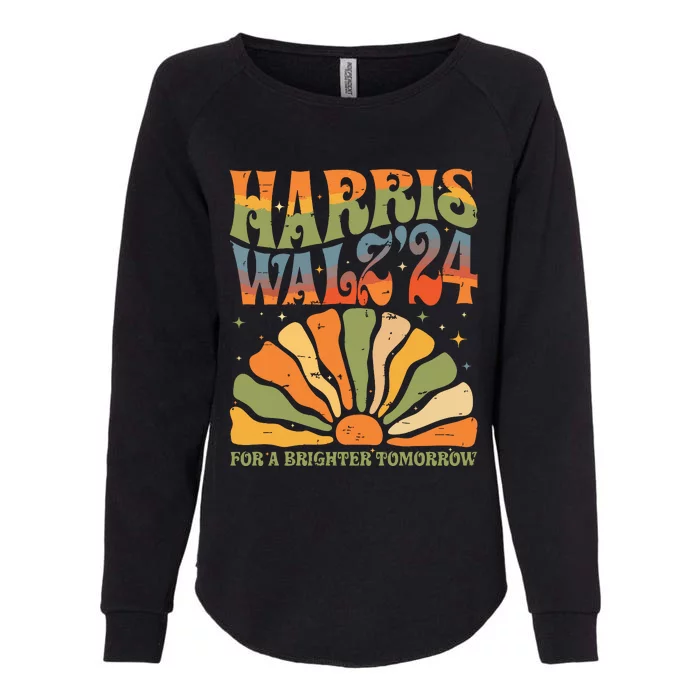 Harris Waltz For A Brighter Tomorrow Kamala Harris Waltz Womens California Wash Sweatshirt