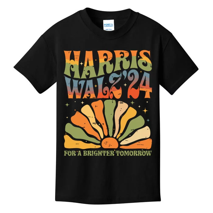 Harris Waltz For A Brighter Tomorrow Kamala Harris Waltz Kids T-Shirt