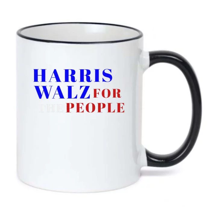 Harris Walz For The People Black Color Changing Mug