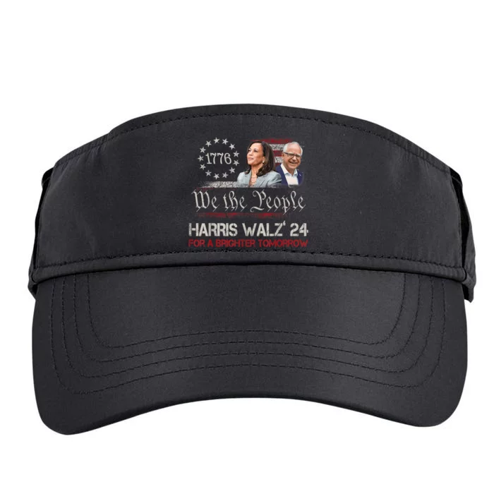 Harris Waltz For A Brighter Tomorrow Kamala Harris Waltz Adult Drive Performance Visor