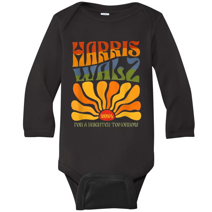 Harris Waltz For A Brighter Tomorrow Boho Aesthetic Baby Long Sleeve Bodysuit