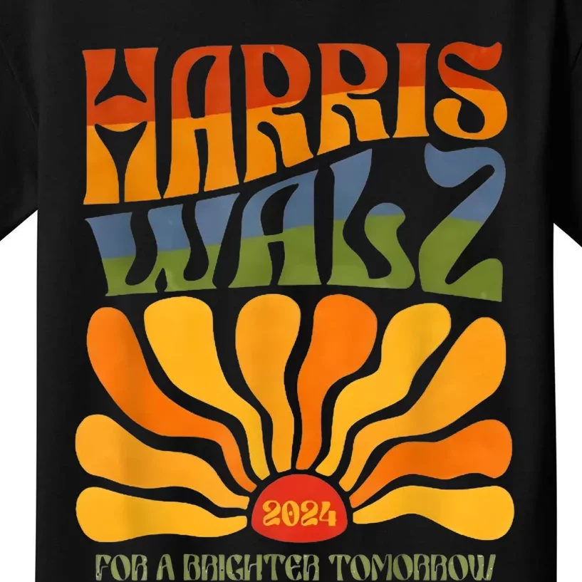 Harris Waltz For A Brighter Tomorrow Boho Aesthetic Kids T-Shirt