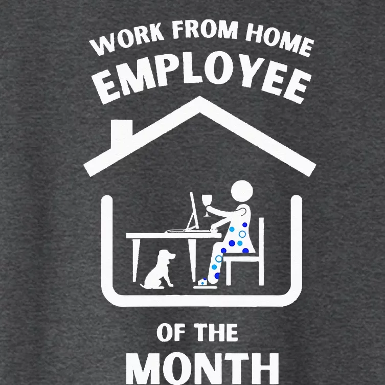 Her Work From Home Employee Of The Month Women's Crop Top Tee