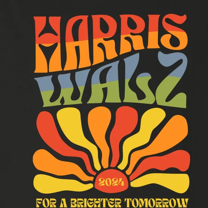 Harris Walz For A Brighter Tomorrow Kamala Harris Walz Toddler Long Sleeve Shirt