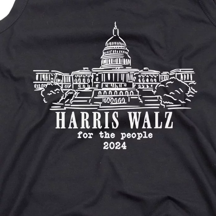 Harris Walz For The People 2024 Tank Top