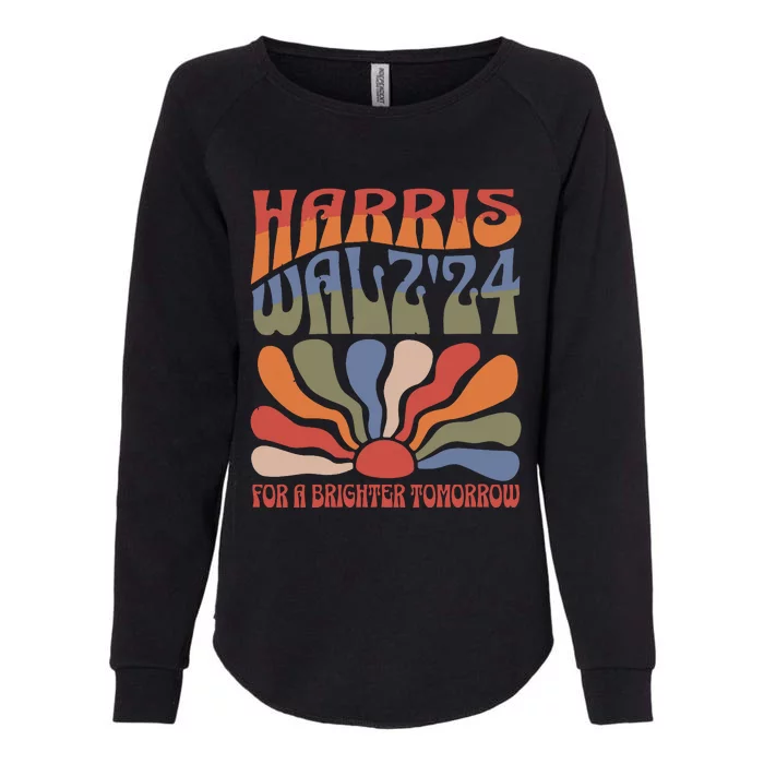 Harris Waltz For A Brighter Tomorrow Kamala Harris Waltz Womens California Wash Sweatshirt