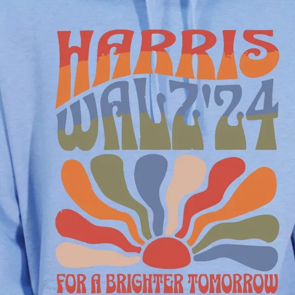 Harris Waltz For A Brighter Tomorrow Kamala Harris Waltz Unisex Surf Hoodie