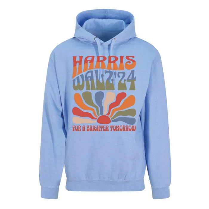 Harris Waltz For A Brighter Tomorrow Kamala Harris Waltz Unisex Surf Hoodie