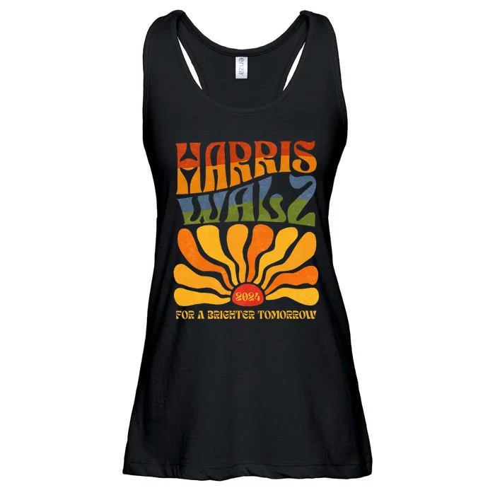 Harris Waltz For A Brighter Tomorrow Boho Aesthetic Ladies Essential Flowy Tank