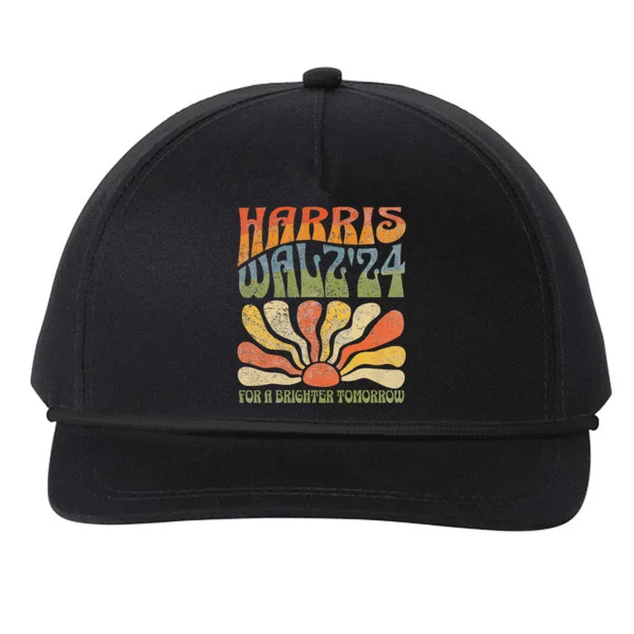 Harris Waltz For A Brighter Tomorrow Kamala Harris Waltz Snapback Five-Panel Rope Hat