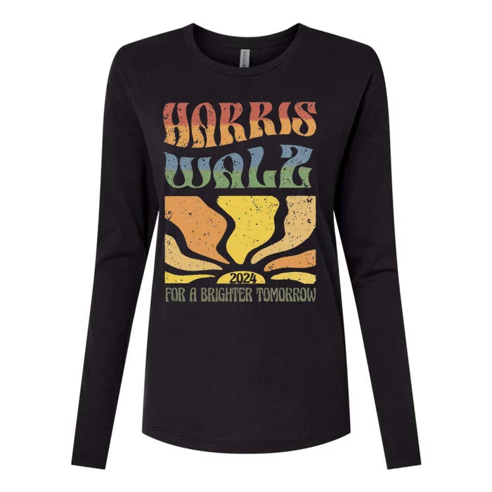 Harris Waltz For A Brighter Tomorrow Kamala Harris Waltz Womens Cotton Relaxed Long Sleeve T-Shirt