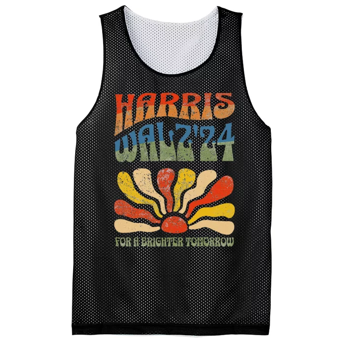 Harris Waltz For A Brighter Tomorrow Kamala Harris Waltz Mesh Reversible Basketball Jersey Tank