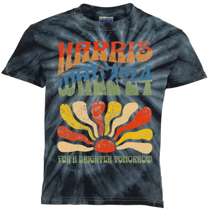 Harris Waltz For A Brighter Tomorrow Kamala Harris Waltz Kids Tie-Dye T-Shirt