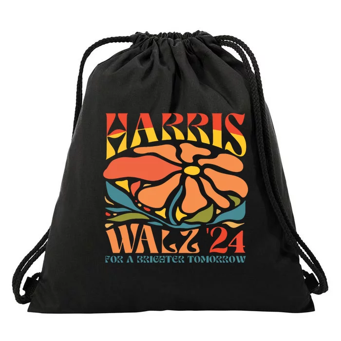 Harris Waltz For A Brighter Tomorrow Harris Waltz Drawstring Bag