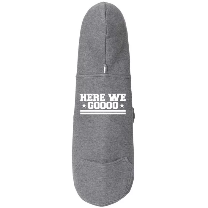 Here We Go Dallas Football Doggie 3-End Fleece Hoodie