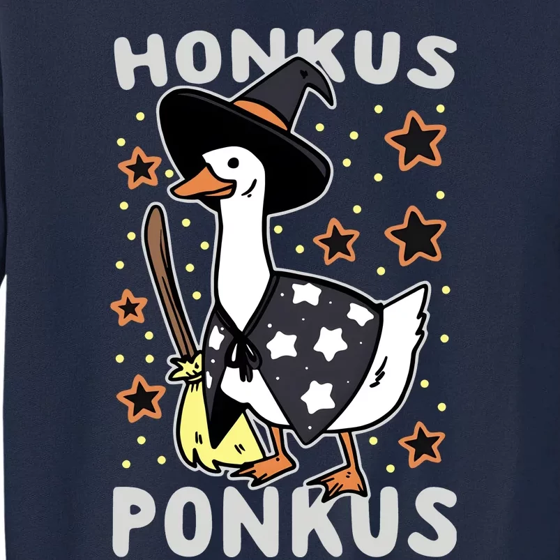 Halloween Witch Goose Honkus Ponkus Tall Sweatshirt