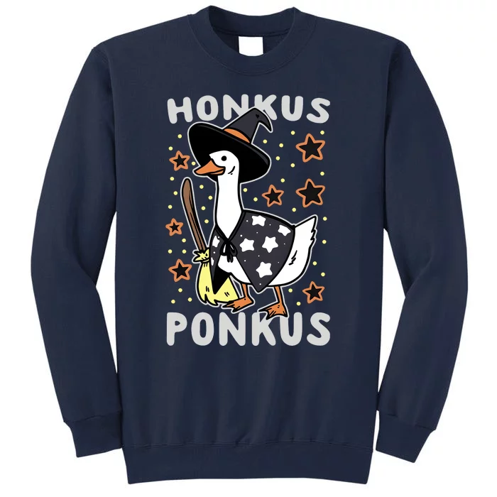 Halloween Witch Goose Honkus Ponkus Tall Sweatshirt