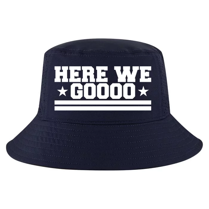 Here We Go Dallas Football Fan Cool Comfort Performance Bucket Hat