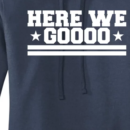 Here We Go Dallas Football Fan Women's Pullover Hoodie