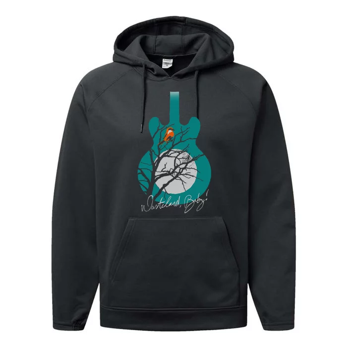 Hozier Wasteland Guitar Performance Fleece Hoodie