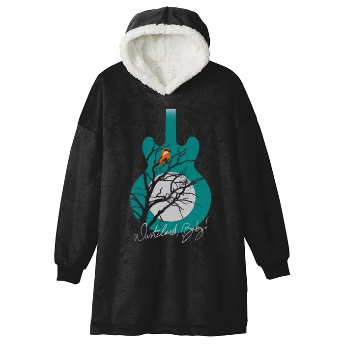 Hozier Wasteland Guitar Hooded Wearable Blanket