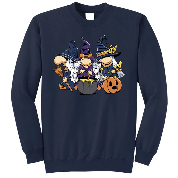 Halloween Witch Gnomes Tall Sweatshirt