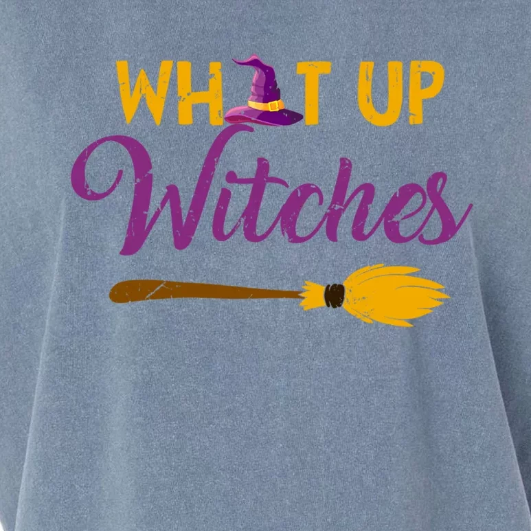 Halloween Witch Gift What Up Witches Gift Garment-Dyed Women's Muscle Tee