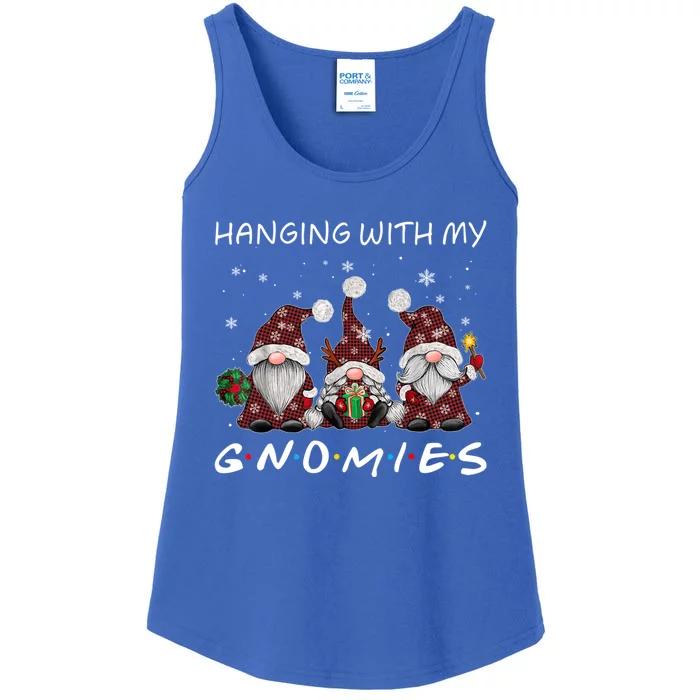 Hanging With Gnomies Gnome Christmas Xmas Pamajas Family Great Gift Ladies Essential Tank