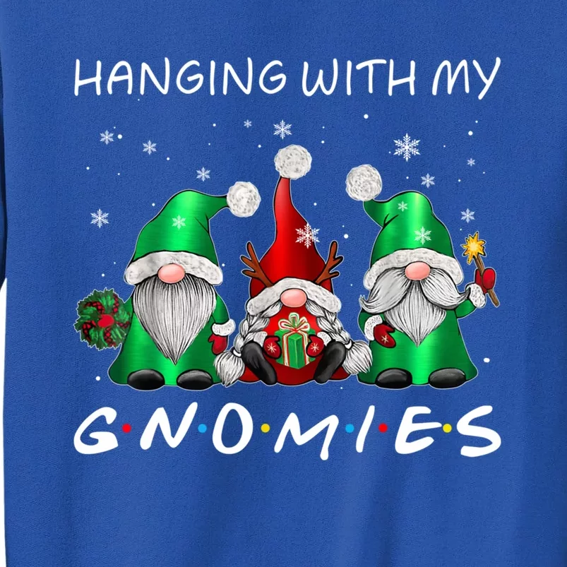 Hanging With Gnomies Gnome Christmas Xmas Pamajas Family Cool Gift Tall Sweatshirt