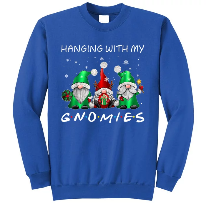 Hanging With Gnomies Gnome Christmas Xmas Pamajas Family Cool Gift Tall Sweatshirt