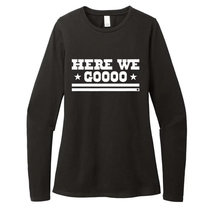 Here We Go Dallas Football Womens CVC Long Sleeve Shirt