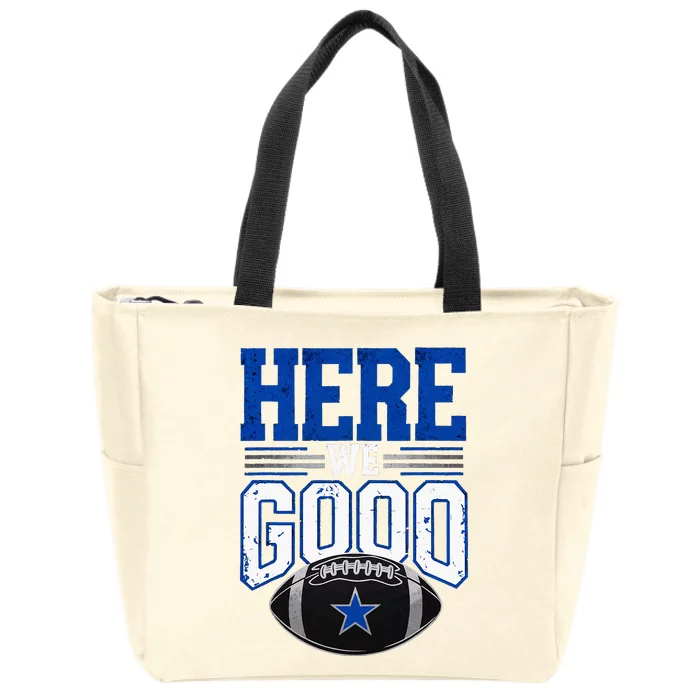 Here We Go Dallas Zip Tote Bag