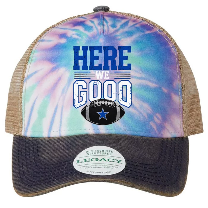 Here We Go Dallas Legacy Tie Dye Trucker Hat