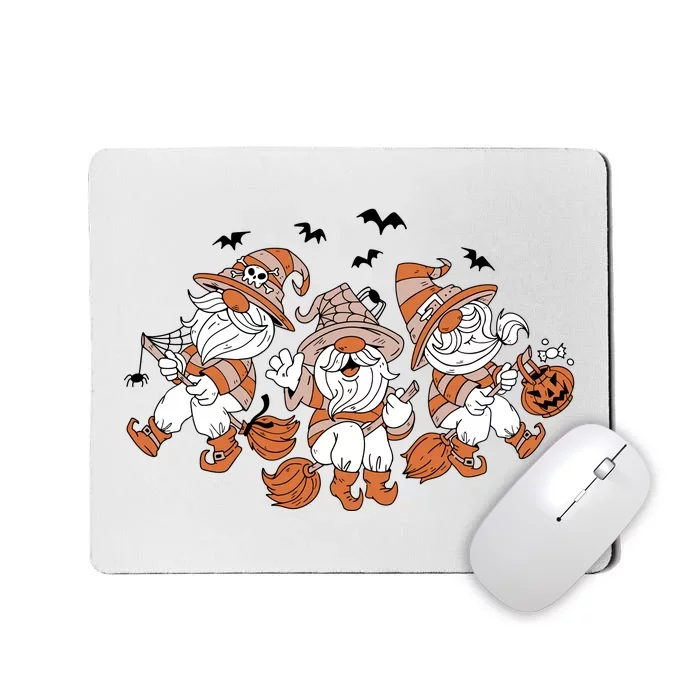 Halloween Witchy Gnomes Holiday Mousepad