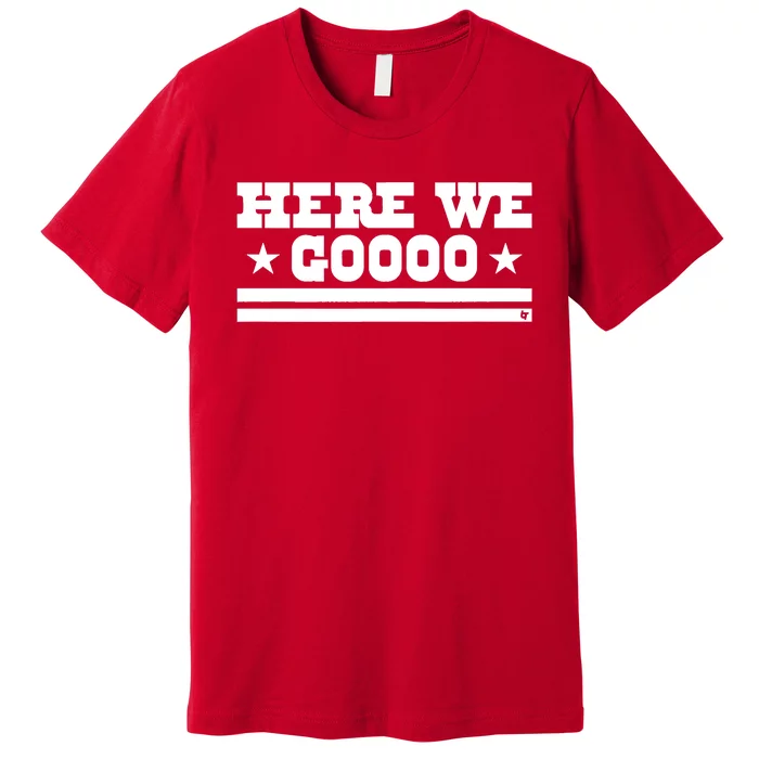 Here We Go Dallas Football Premium T-Shirt