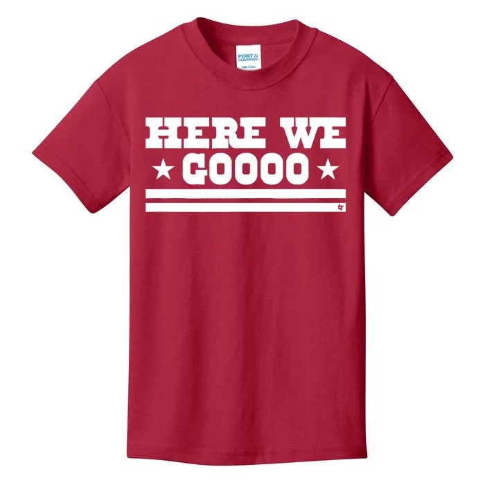 Here We Go Dallas Football Kids T-Shirt