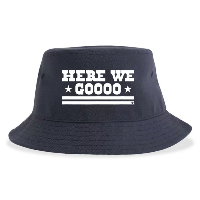 Here We Go Dallas Football Sustainable Bucket Hat