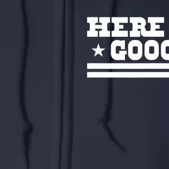 Here We Go Dallas Football Full Zip Hoodie