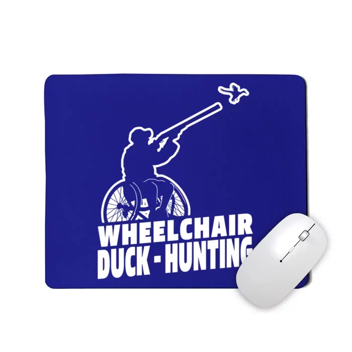 Hunter Wheelchair Geese Hunt Goose Duck Hunting Great Gift Mousepad