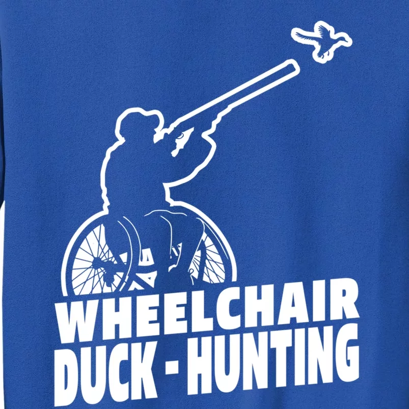 Hunter Wheelchair Geese Hunt Goose Duck Hunting Great Gift Tall Sweatshirt