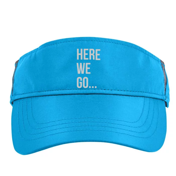 Here We Go Adult Drive Performance Visor