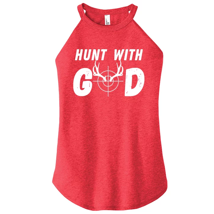 Hunt With God Women’s Perfect Tri Rocker Tank