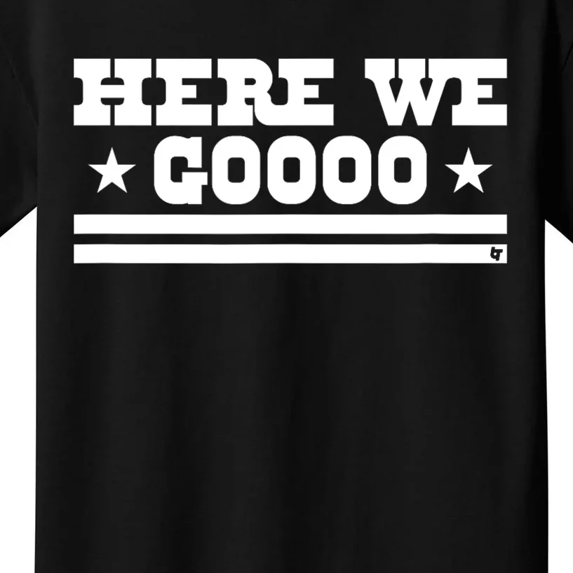 Here We Go Dallas Football Kids T-Shirt